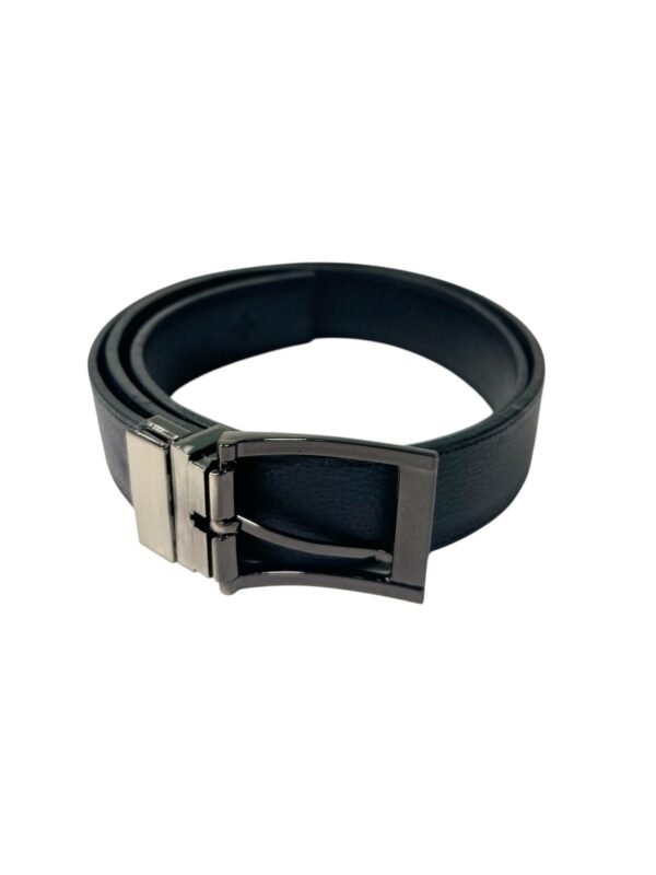Cinturón Reversible Negro liso con Negro